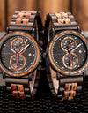 Watches Quartz Metal Stainless Steel Timer Chronograph Wristwatch Date Display