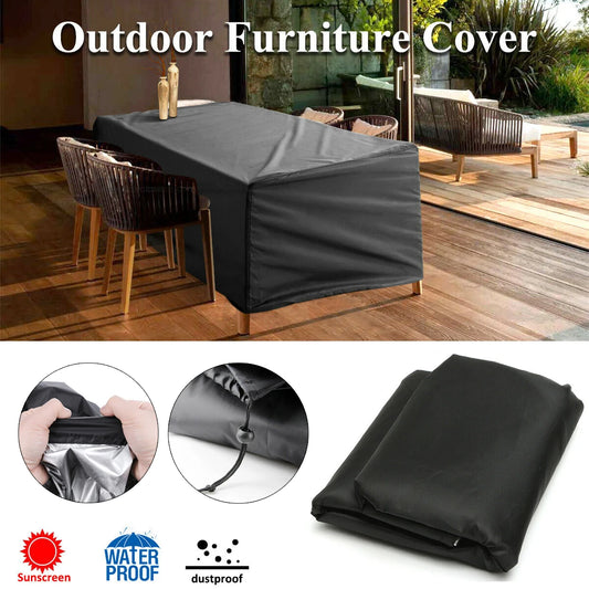Patio Furniture Cover Waterproof 190T 210D Outdoor Garden Sofa Table Chair Dustproof UV Protection Cover
