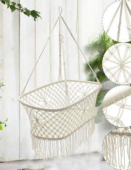 Baby Crib Hanging Cradle, Hanging Bassinet and Portable Swing for Baby Nursery Baby Hammock Cradle Swing Bed