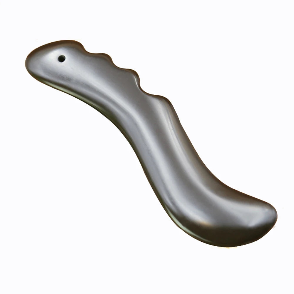 5A Grade Si Bin Bian Stone Massage Guasha Beauty Face Plate scratching Massager Tool body face slimming scraper V-line face