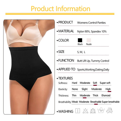 Women Thong Tummy Shapers Shaping Panty Seamless Underwear Waist Cincher Trainer Belly Girdle Shapewear G-string Briefs