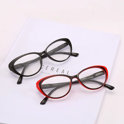 Cat Eyeglasses Clear Lens Presbyopia Spectacles Red Eyewear +1.0 +1.5 +2.0 +2.5 +3.0 +3.5 +4.0