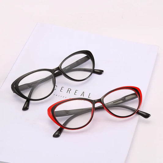 Cat Eyeglasses Clear Lens Presbyopia Spectacles Red Eyewear +1.0 +1.5 +2.0 +2.5 +3.0 +3.5 +4.0