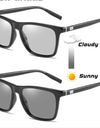 Photochromic Chameleon Sunglasses Women Day and Night Driving Vision