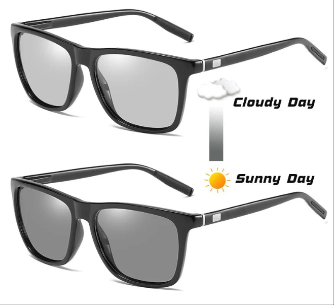 Photochromic Chameleon Sunglasses Women Day and Night Driving Vision