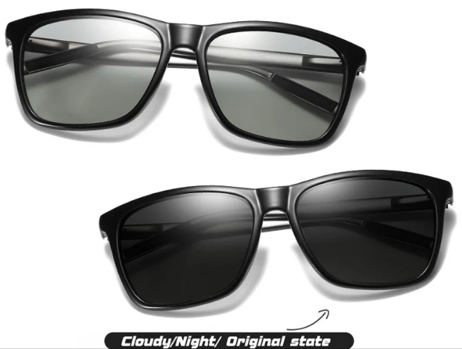 Photochromic Chameleon Sunglasses Women Day and Night Driving Vision