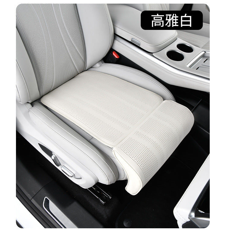 Car Seat Extended Footrest Driver and Passenger Leg Rest Universal Car Seat Cover Leather Breathable Non-slip Cars Seats Cover