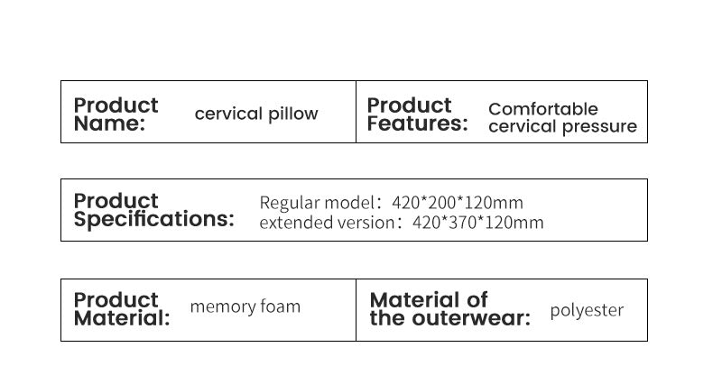 Neck pillow for sleeping specifically designed to protect the spine massage the spine aid sleep heat up non repairing Headrest