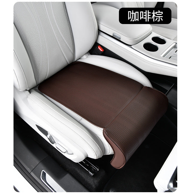 Car Seat Extended Footrest Driver and Passenger Leg Rest Universal Car Seat Cover Leather Breathable Non-slip Cars Seats Cover