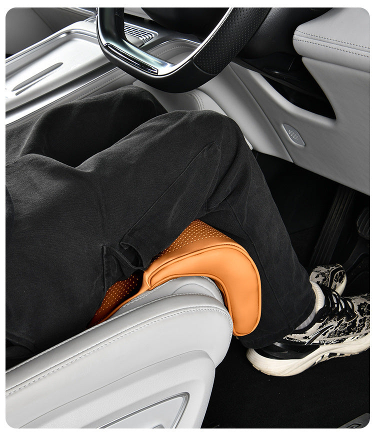 Car Seat Extended Footrest Driver and Passenger Leg Rest Universal Car Seat Cover Leather Breathable Non-slip Cars Seats Cover