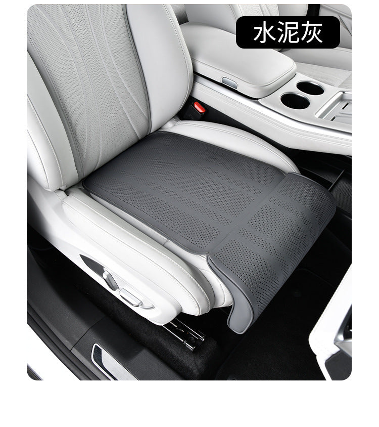 Car Seat Extended Footrest Driver and Passenger Leg Rest Universal Car Seat Cover Leather Breathable Non-slip Cars Seats Cover