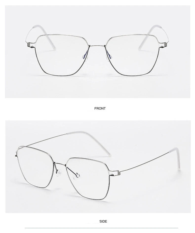 Polygon Titanium Screwless Ultralight Eyeglasses Frame