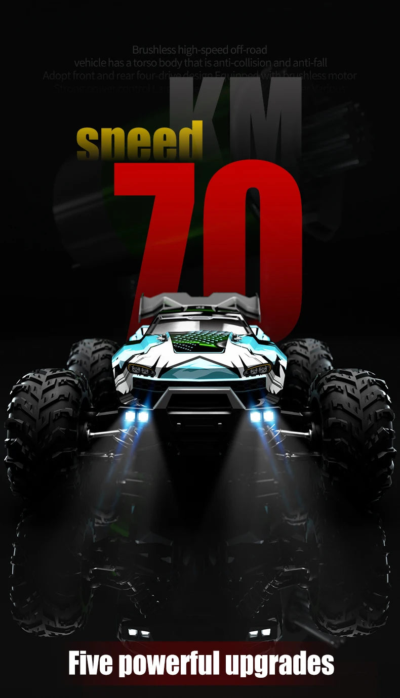 1 to 16 Scale 4WD Brushless High Speed Remote Control Racing Car
