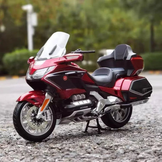 Diecast Honda Gold Wing GL1800 2021 Touring Motorcycle Model 1 to 11 Scale