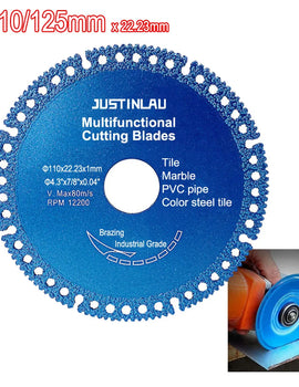 Composite Multifunctional Cutting Saw Blade 110/125mm Ultra-thin Saw Blade Ceramic Tile Glass Cutting Disc For Angle Grinder
