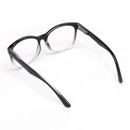 Newest Multifocal Readers High Quality Men Auto Adjusting Bifocal Reading Glasses +50 to +250 HD Magnifier