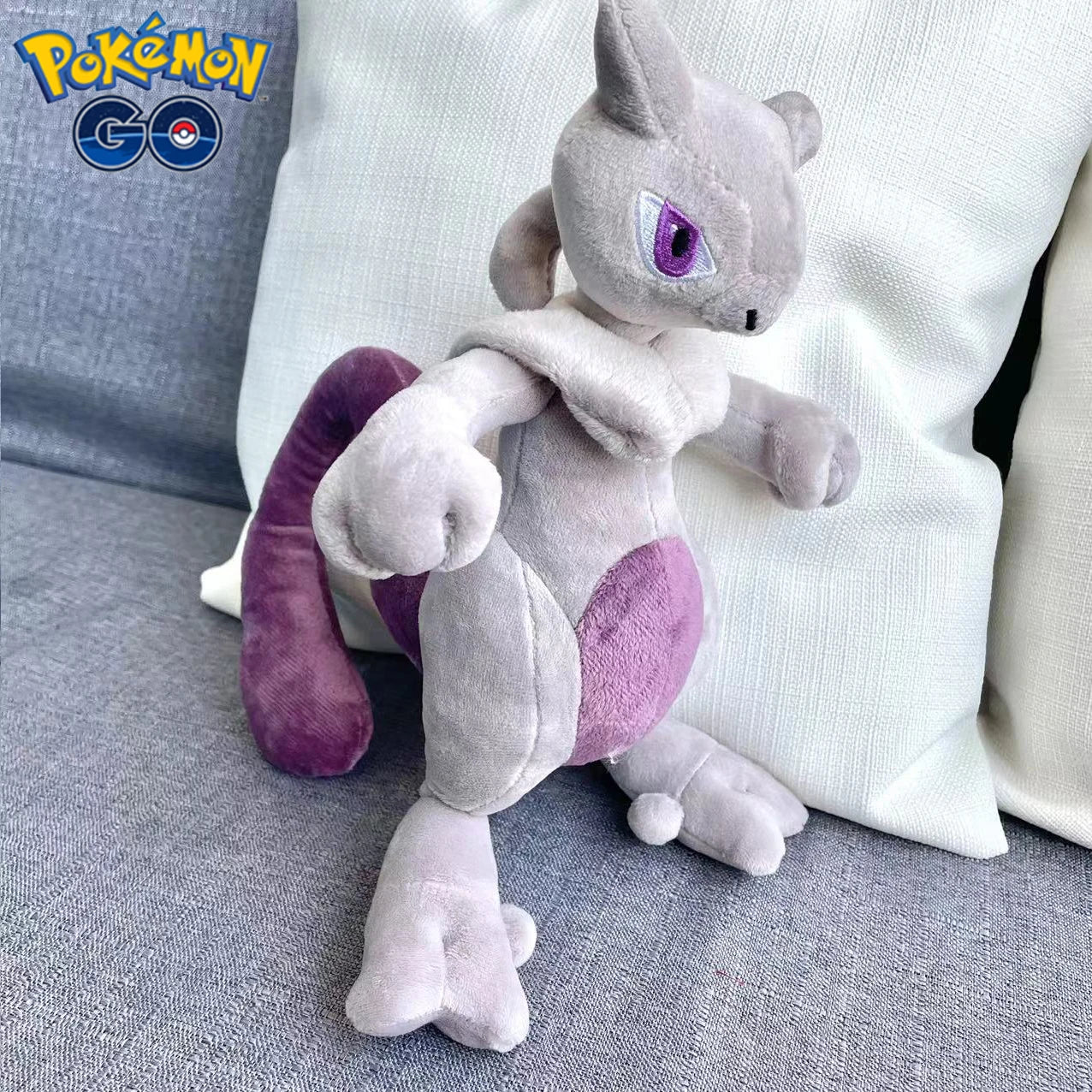 Mewtwo Plush Stuffed Animal Soft Sofa Pillow