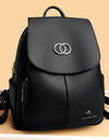 Backpack High Quality Leather Large Capacity Shoulder Bag Travel Backpack