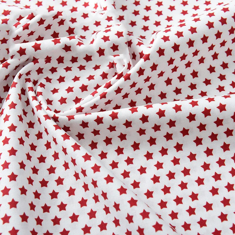 Pure Cotton Digital Printing Christmas Flower 60SManual DIY Decorate Fabric Pillow Clothes Christmas Theme Autumn and Winter New