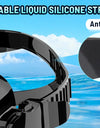 Oval Diving Mask Spearfishing Mask Classic Retro-Style Panoramic Wide View Scuba Goggles Tempered Glass Lens for Adults
