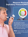 Breathing Exercise Device for Lungs with Manometer Respiratory Muscle Trainer Drug-free Therapy Inspiratory Expiratory Expander