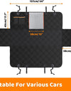 Car Dog Mat Waterproof Slip-resistant Anti-bite Dirt-proof Pet Car Protection Mat For Dogs In The Rear Seat
