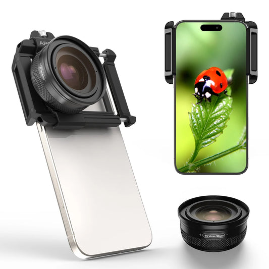 10X to 20X Zoom Macro Smartphone Lens with Universal Clip