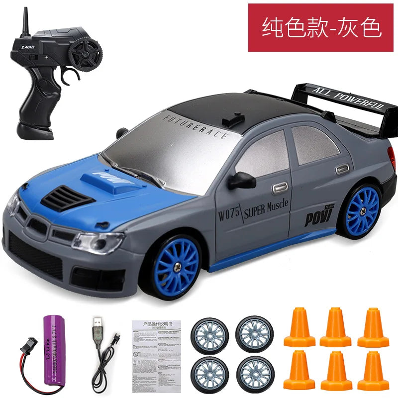 2.4G Drift Rc Car 4WD RC Drift Car Toy Remote Control GTR Model AE86 Vehicle Car RC Racing Car Toy for  Christmas Gifts