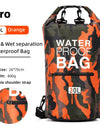 30L 15L Waterproof Dry Bags With Wet Separation Pocket Backpack For Kayaking Boating Swimming Outdoor Sports Bag XAZ9