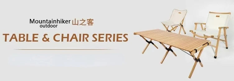 Outdoor Chair Camping Folding Portable Backrest Chair Camping Leisure Faux Wood Armrest Fishing Garden Chair