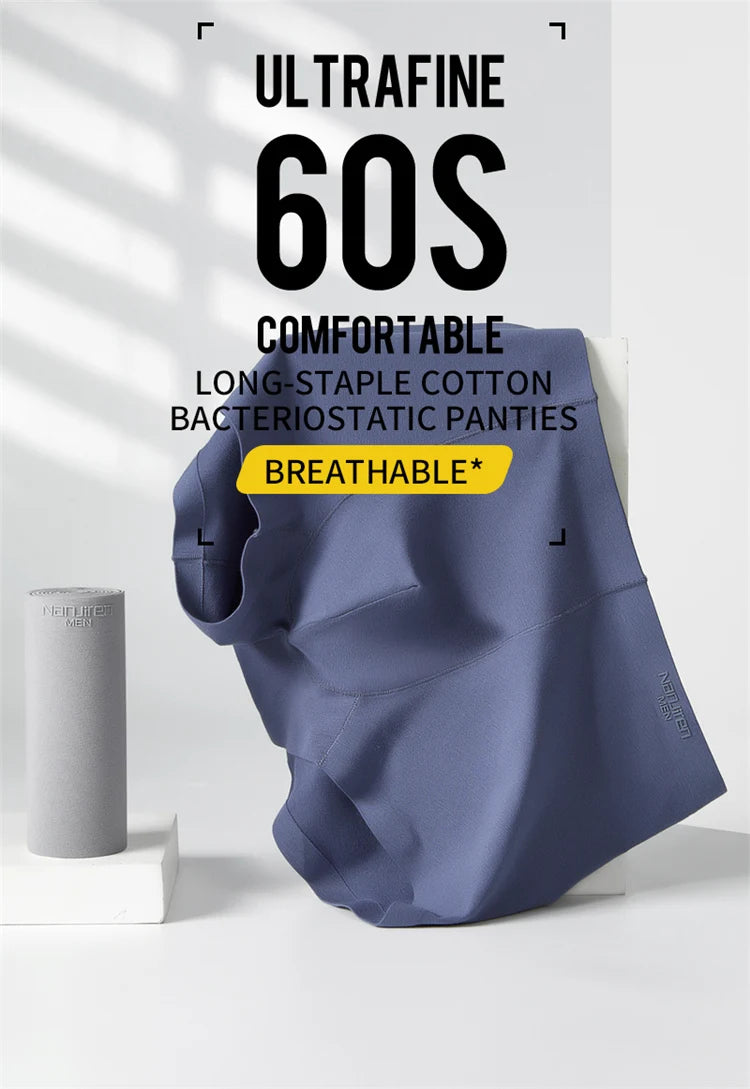 3-Pack Men’s Graphene Antibacterial Boxer Shorts – Comfortable & Durable