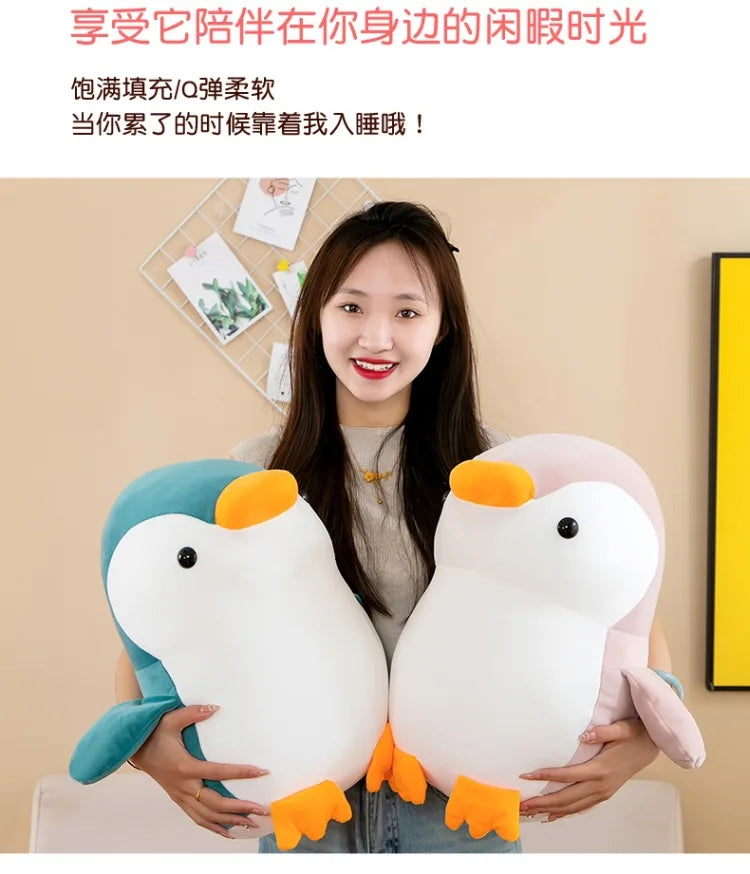 Kawaii Plush Penguin Stuffed Doll Cute Toy for Kids Girls Birthday Xmas Gift Soft Sleep Companion Cuddly Animal Plushie