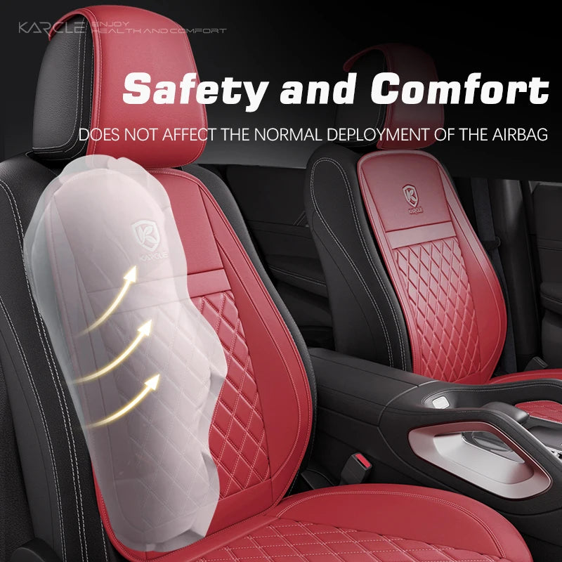 Leather Car Seat Covers Universal PU Cars Seat Cushion Cover Automobiles Seat Protector Waterproof Car Chair Pad Mat