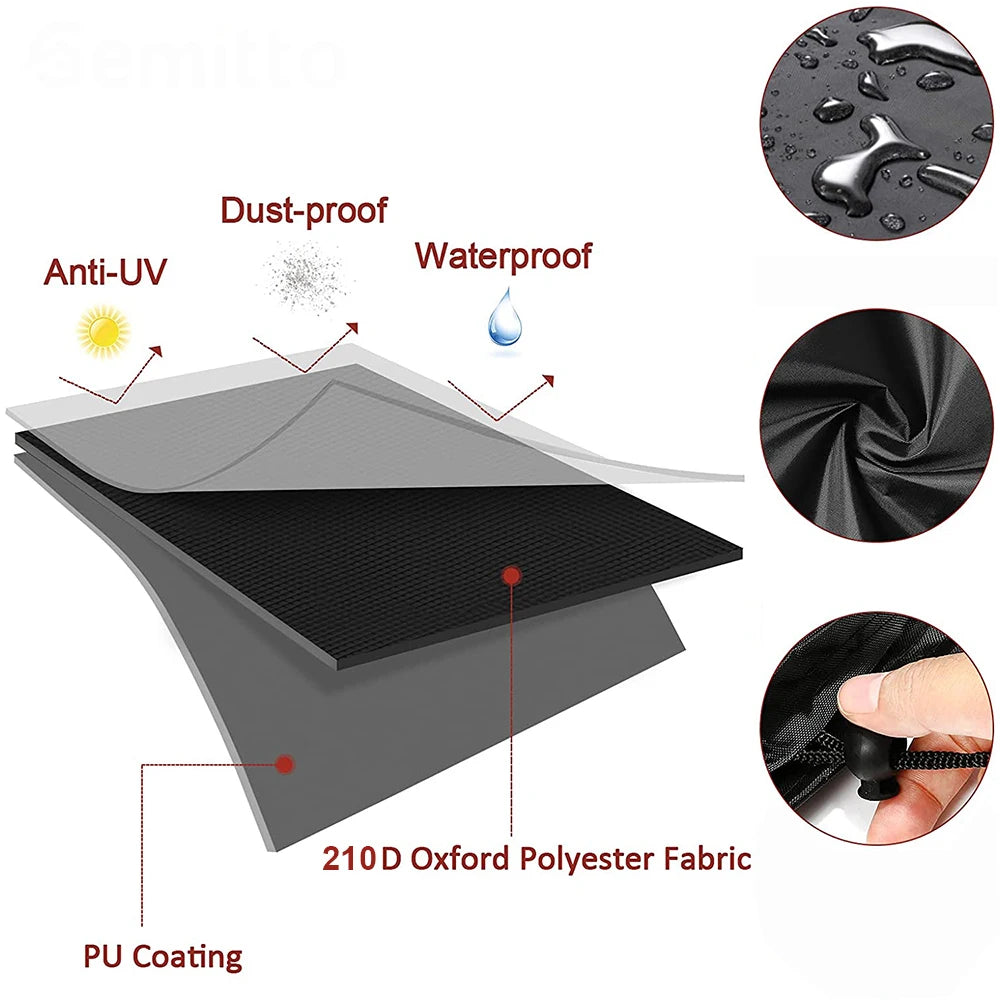 90 Sizes Outdoor Patio Garden Furniture Waterproof Covers Rain Snow Chair covers for Sofa Table Chair Dust Proof Cover