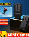 Full HD 1080P Mini Camera Wearable Body Pen Cam Digital Small Sport DV Micro Camcorder Video Recorder Support Hidden Card