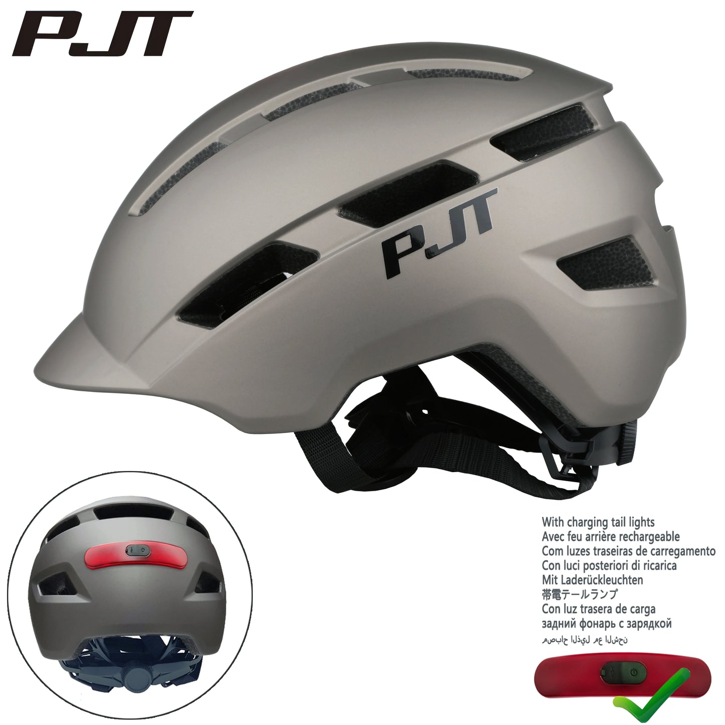 USB Rechargeable LED Cycling Helmet For Road Mountain Bike