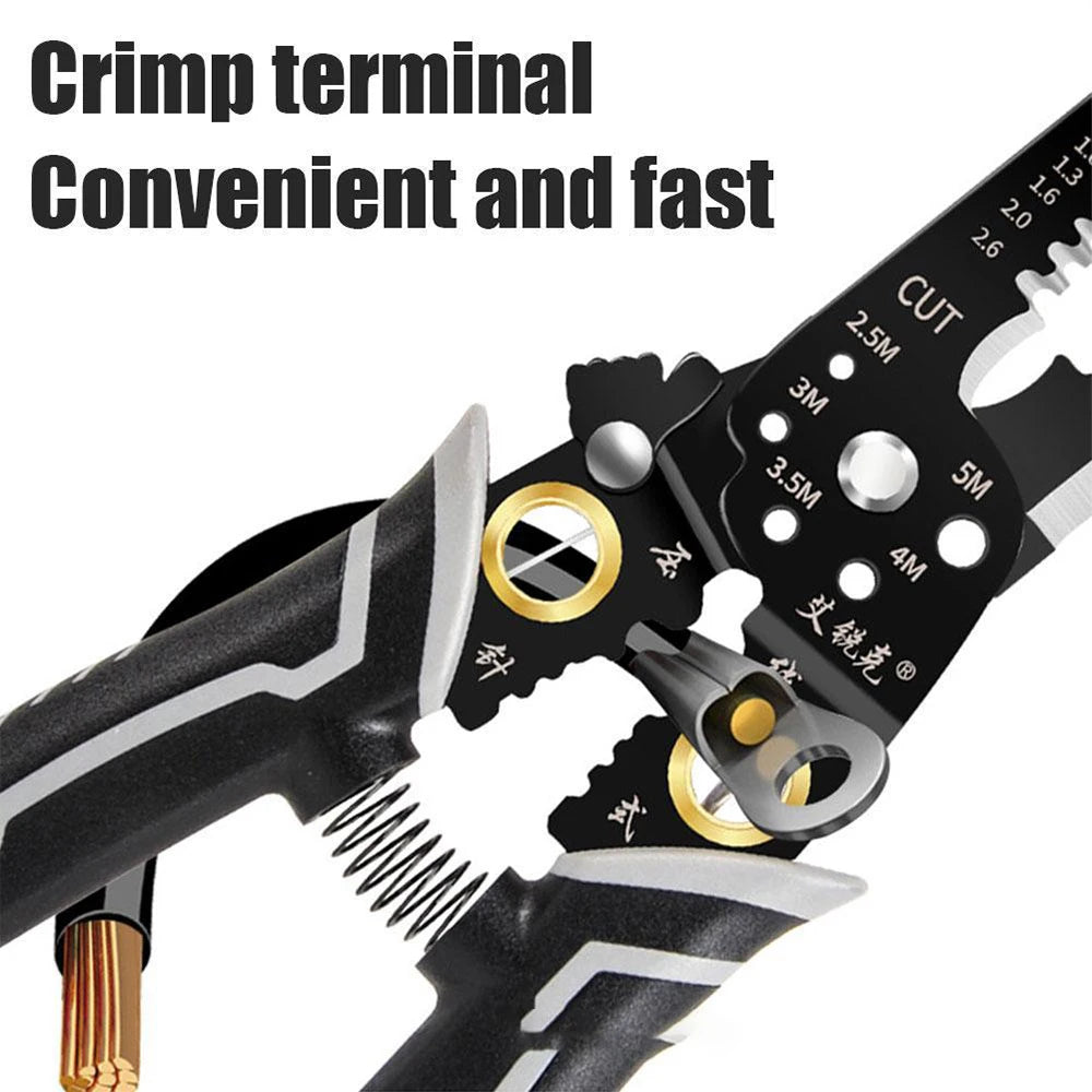 Wire Stripping Multifunctional Pliers For Cable Cut Crimp Splitting Wire Stripper Cable Cutter Crimper Automatic Hand Tool
