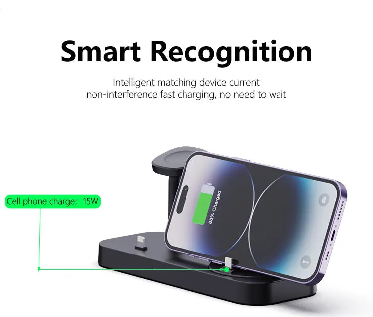 4-in-1 desktop wireless charger