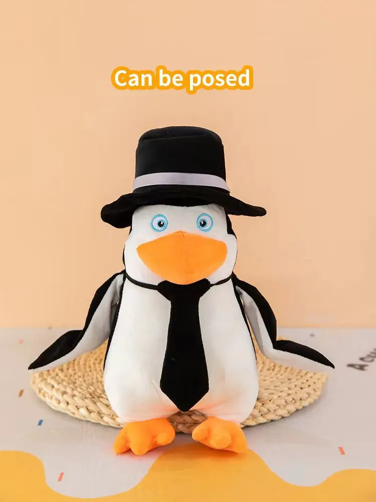Cute Penguin Plush Toy Soft Stuffed Animal Pillow