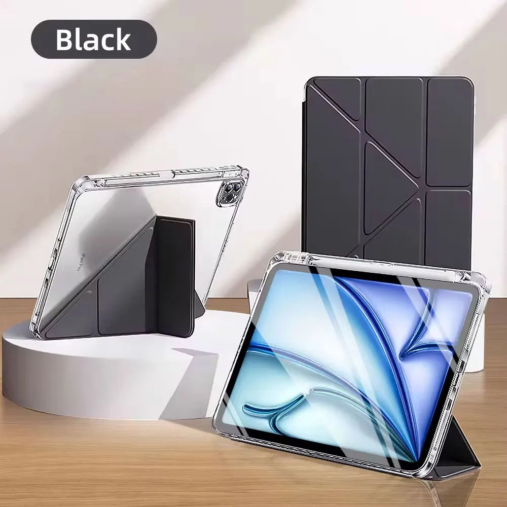 Clear Case For iPad Pro 11 iPad 10.2 7th 8th 9th 10th Gen Cover iPad Air 6 5 4 3 10.2 10.9 13 12.9 M2 M4 mini 6 7 8.3 Clear Case