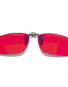 Clip 100% Blue Light Blocking glasses Red Lens ,Orange Lens Anti fatigue Detachable Lens Gaming Glasses Computer Eyeglasses