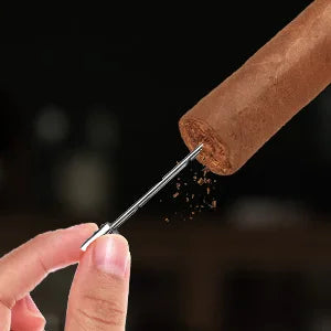 Cigar Cutter,5 in 1 Cigar Cutter Set,Built-in Cigar V Cutter, Flat Cutter, Cigar Punch, Cigar Draw Enhancer and Cigar Holder