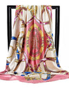 Scarves For Women Print Silk Satin Head Scarf Female Luxury Brand Square Shawl Large Hijab Scarfs