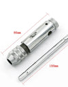 Adjustable Silver T-Handle Ratchet Tap Holder Wrench with 5pcs M3-M8 3mm-8mm Machine Screw Thread Metric Plug T-shaped Tap