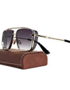 Steampunk Sunglasses For Men Vintage Punk Trendy Square Fashion Glasses
