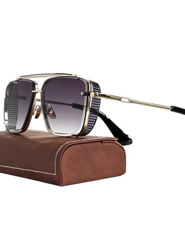 Steampunk Sunglasses For Men Vintage Punk Trendy Square Fashion Glasses
