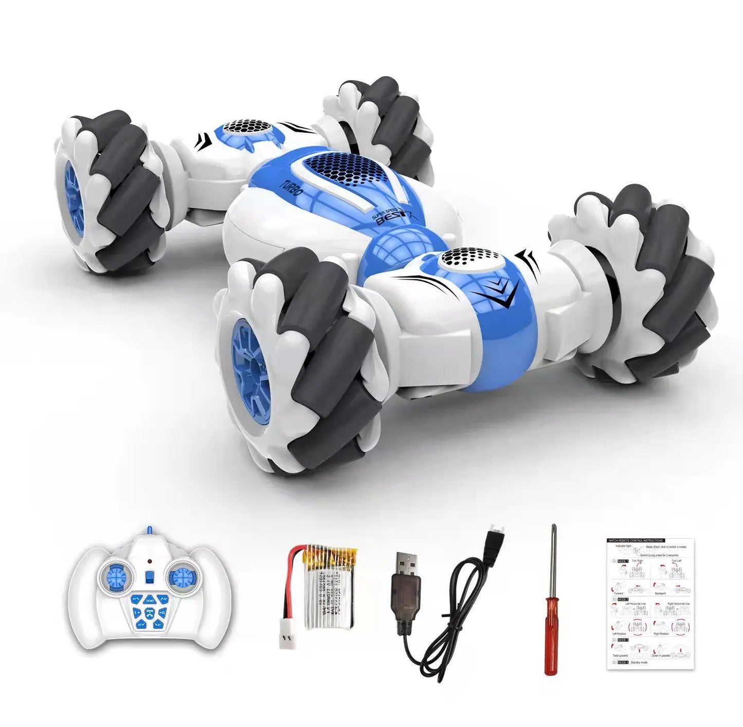 Gesture Sensor Remote Control 4WD Transforming Stunt Drift Car
