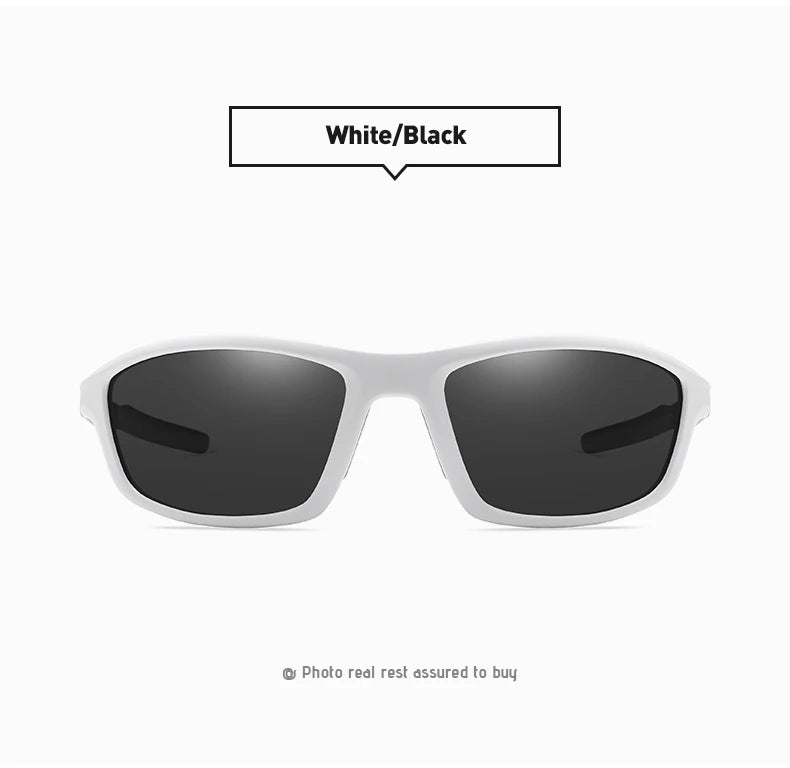 TR90 Polarized Outdoor Sports Sunglasses UV400 Mirror Anti-Glare Driving Glasses for Men Women