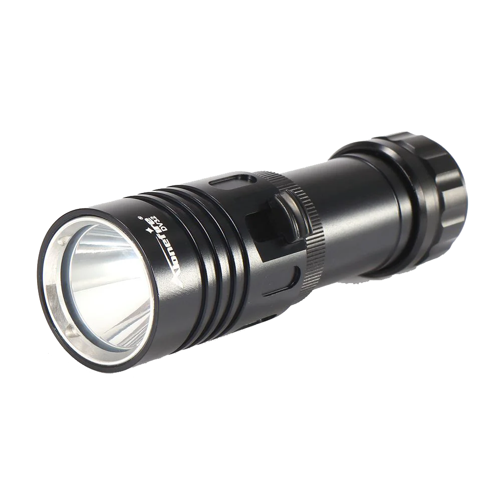12W Underwater Diving Flashlight Rechargeable LED Torch