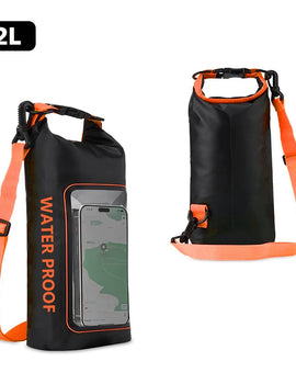 2L Dry Bag Touch Screen Waterproof Bags For Trekking Drifting Rafting Surfing kayak Outdoor Sports Bags Camping Equipment XA394Q